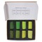 Unison Handmade Pastel Set - Green Colors, Set of 8, Half Stick